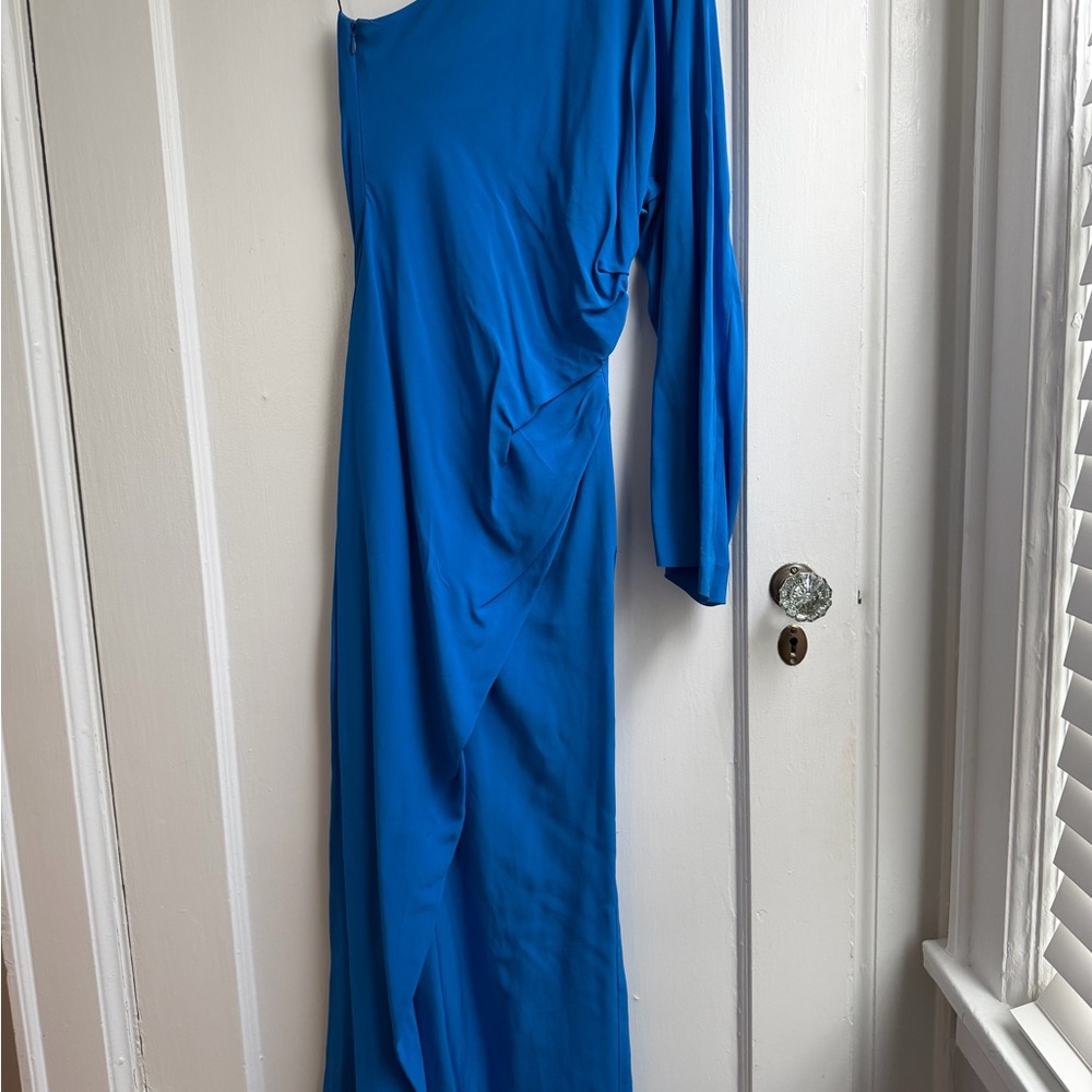 Zara Cobalt Blue One Shoulder Jumpsuit -Size XS